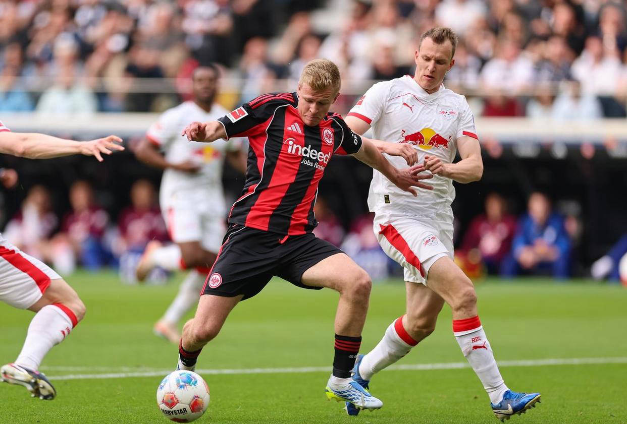 德甲最新积分战报：莱比锡3-1力克法兰克福，拜仁夺冠在即